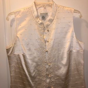Ann Taylor beaded vest